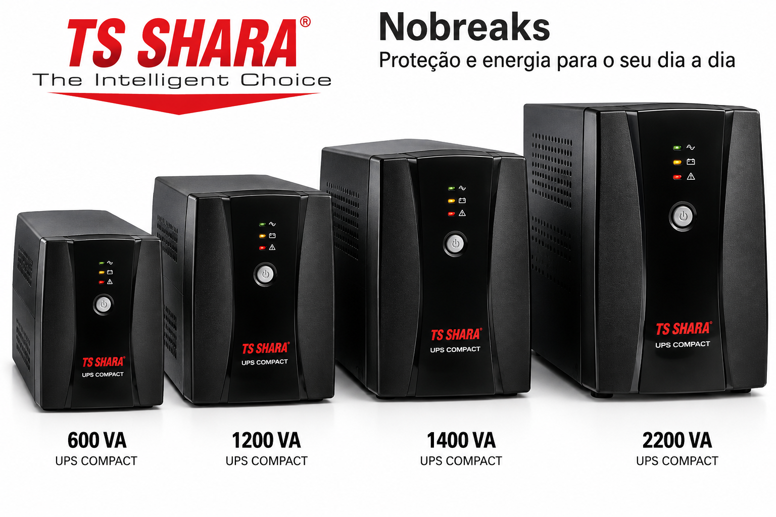 Nobreaks da marca TS Shara